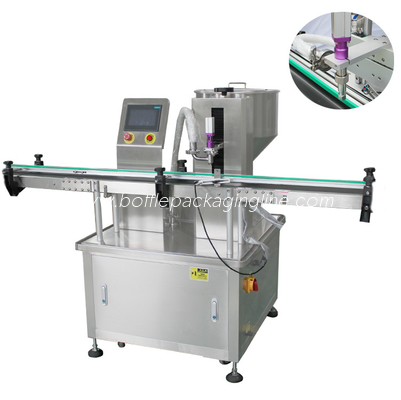 Self flow filling machine with PLC control screen easy to operate and adjust