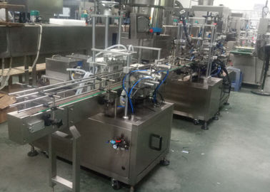 High Efficiency Liquid Filling Packaging Machines Plc Control 12 Monthes Guarantee