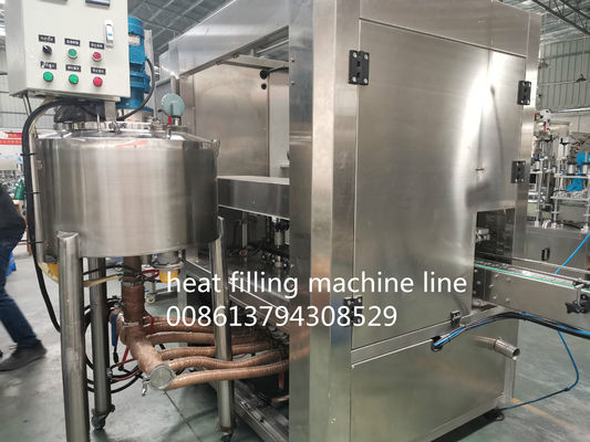 3KW 5000 Bottles / Hour Hair Wax Hot Filling Machine