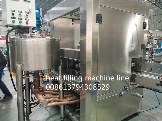 3KW 5000 Bottles / Hour Hair Wax Hot Filling Machine