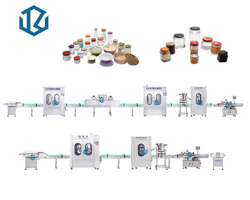 Bird'S Nest Sauce Glass Bottle Filling Machine Cappping Labeling Packaging Line