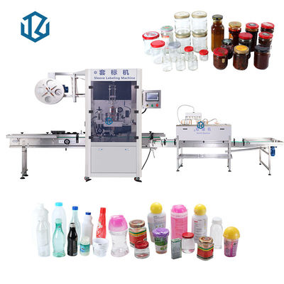 Electro Thermal 15kw Sleeve Labeling Machine For Bottle Cans