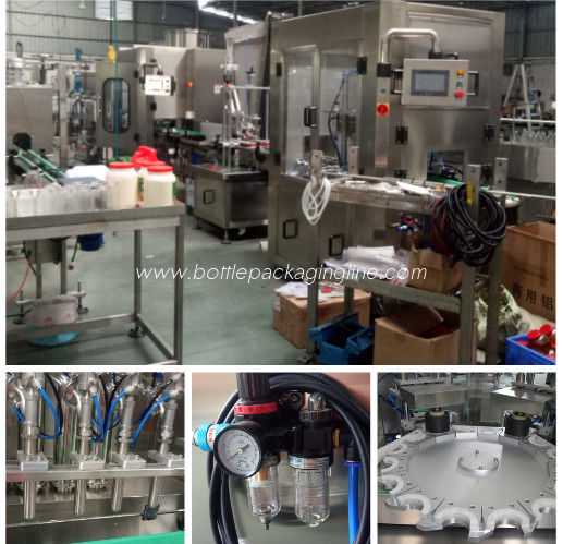 Eco - Friendly Bottling Line Equipment / Glass Bottle Cap Sealing Machine