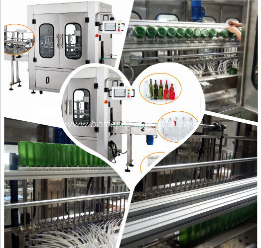 High Efficiency Automatic Bottle Washing Machine Easy To Operate